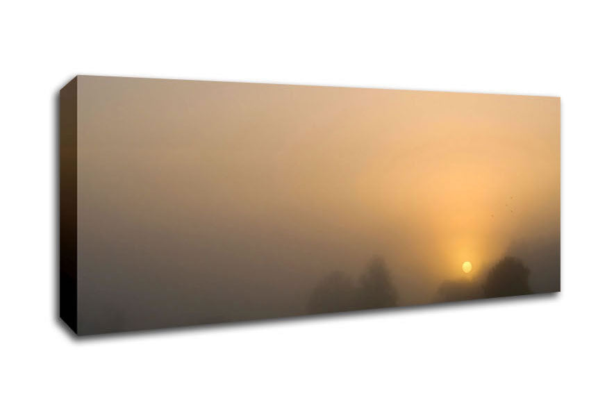 Picture of Foggy Day Panoramic Canvas Wall Art