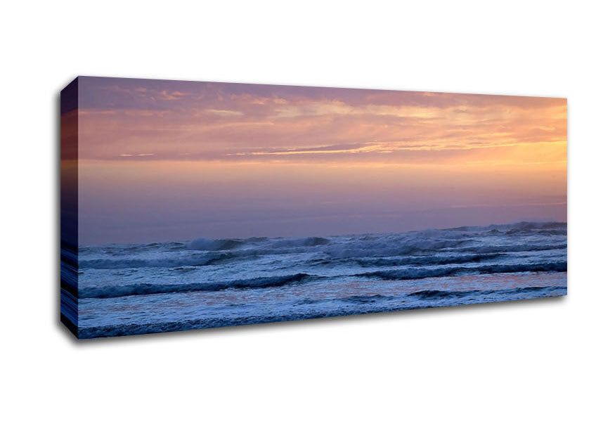 Picture of Morning Waves Panoramic Canvas Wall Art