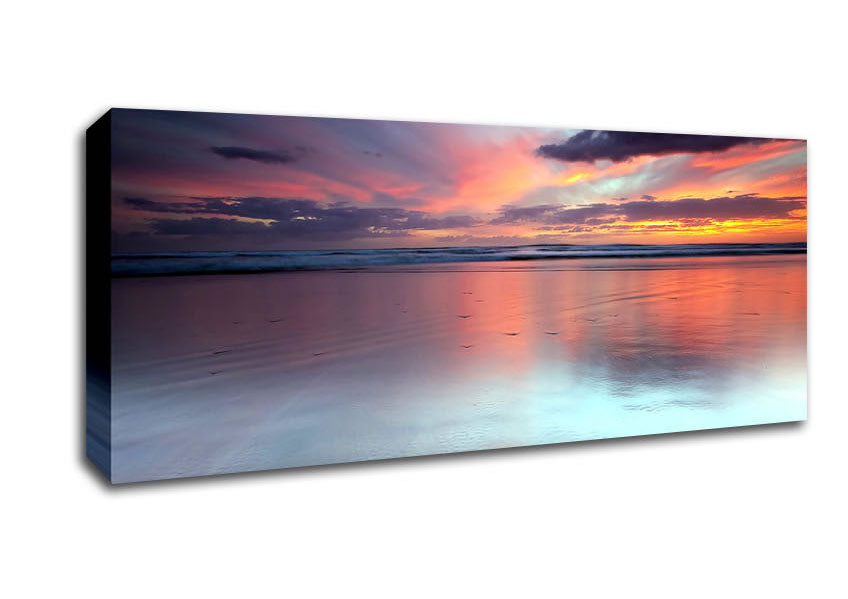 Picture of Serine Beach Panoramic Canvas Wall Art