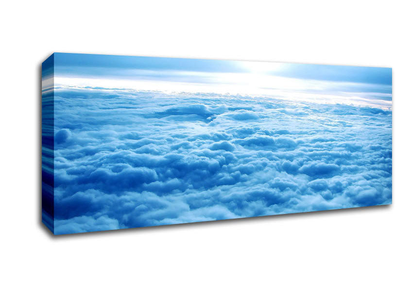 Picture of Above The Clouds Panoramic Canvas Wall Art