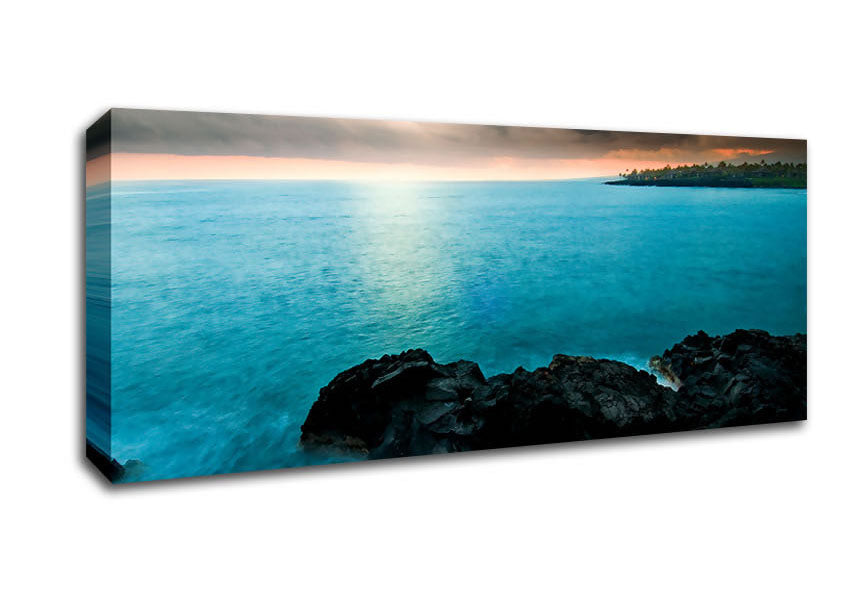 Picture of Island Of Hawaii Panoramic Canvas Wall Art