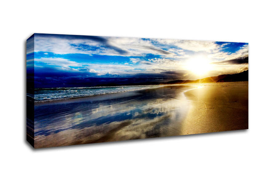 Picture of Follow The Sun Panoramic Canvas Wall Art