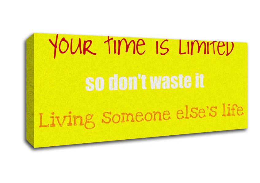 Picture of Motivational Quote Steve Jobs-Quote1 Panoramic Canvas Wall Art