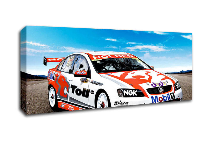 Picture of Toll Holden Comadore Racing Car Panoramic Canvas Wall Art