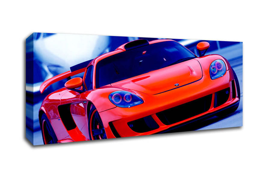 Picture of Lamborghini Track Day Panoramic Canvas Wall Art