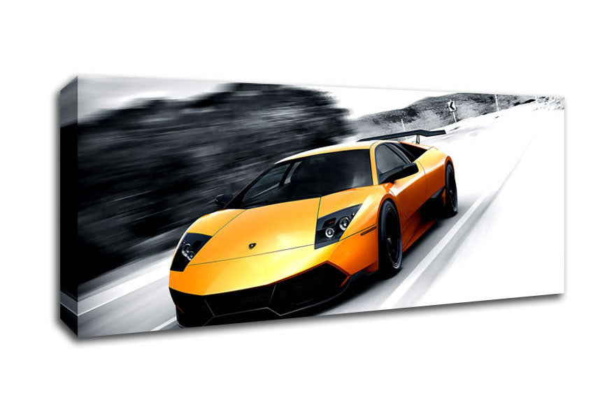 Picture of Lamborghini Murcielago Lp 670 4 Panoramic Canvas Wall Art