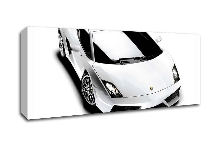 Picture of Lamborghini From Above Panoramic Canvas Wall Art