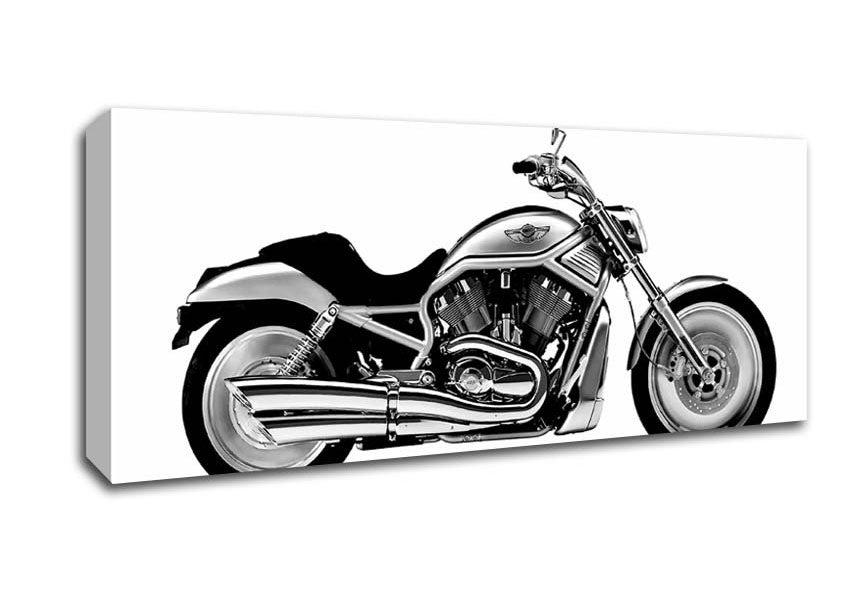 Picture of Harley Davidson 1 Panoramic Canvas Wall Art