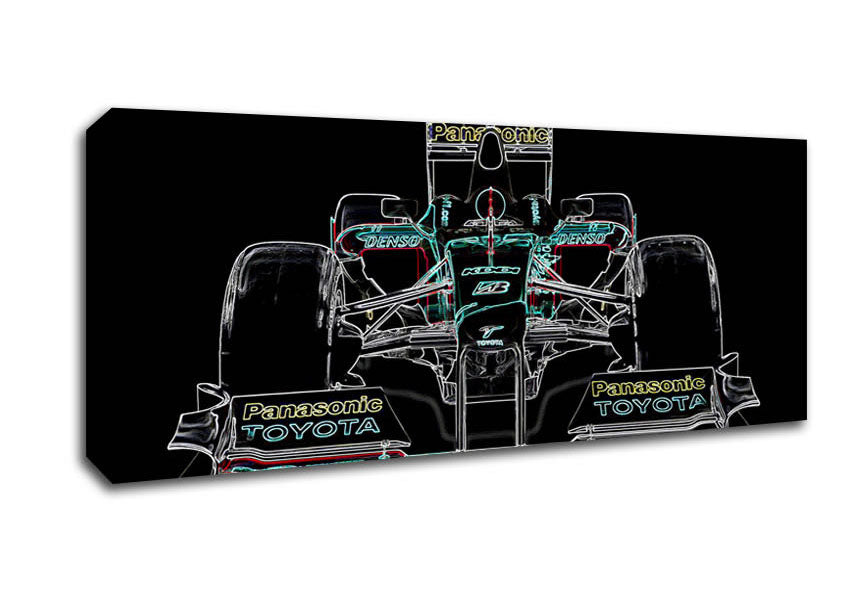 Picture of Formula One Panoramic Canvas Wall Art