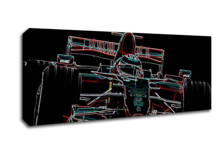 Picture of Formula One Track Panoramic Canvas Wall Art