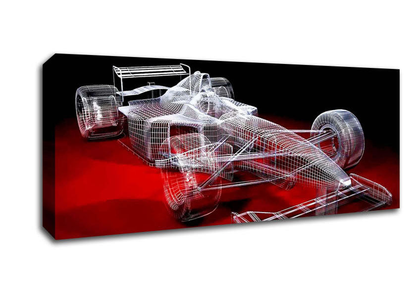 Picture of Formula One Prototype Panoramic Canvas Wall Art