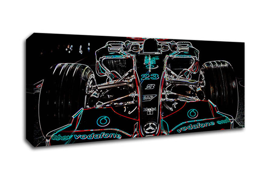 Picture of Formula One Pole Postion Panoramic Canvas Wall Art
