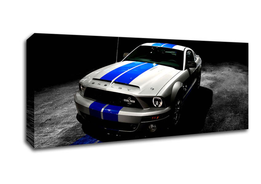 Picture of Ford Mustang Shelby Gt500 2013 Panoramic Canvas Wall Art