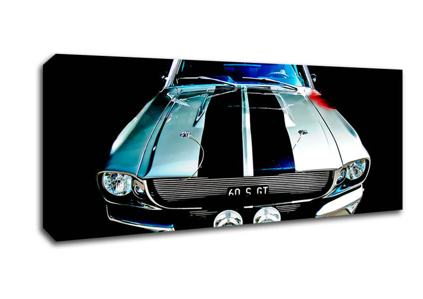 Picture of Ford Mustang Shelby Gt Front Panoramic Canvas Wall Art