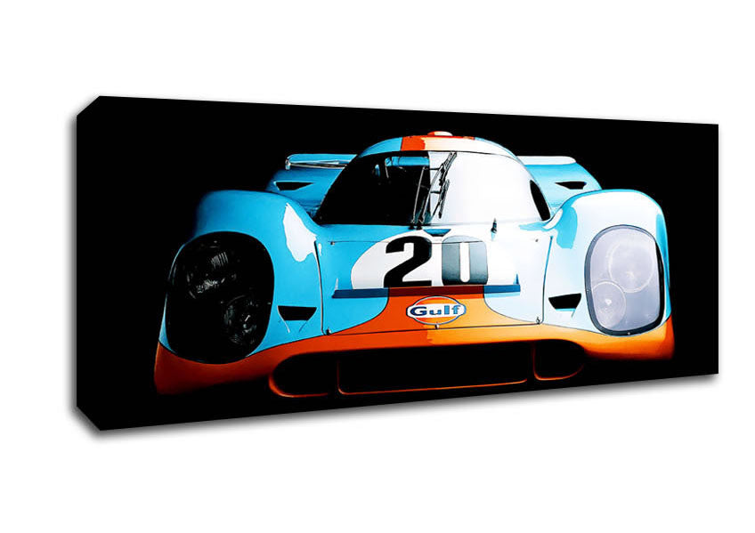 Picture of Ford Gt Super Car Panoramic Canvas Wall Art