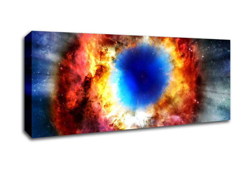 Picture of Helix Nebula Panoramic Canvas Wall Art