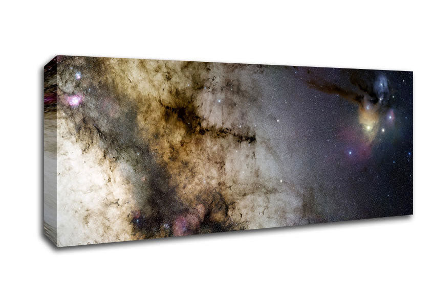 Picture of Milky Way Starscape Panoramic Canvas Wall Art