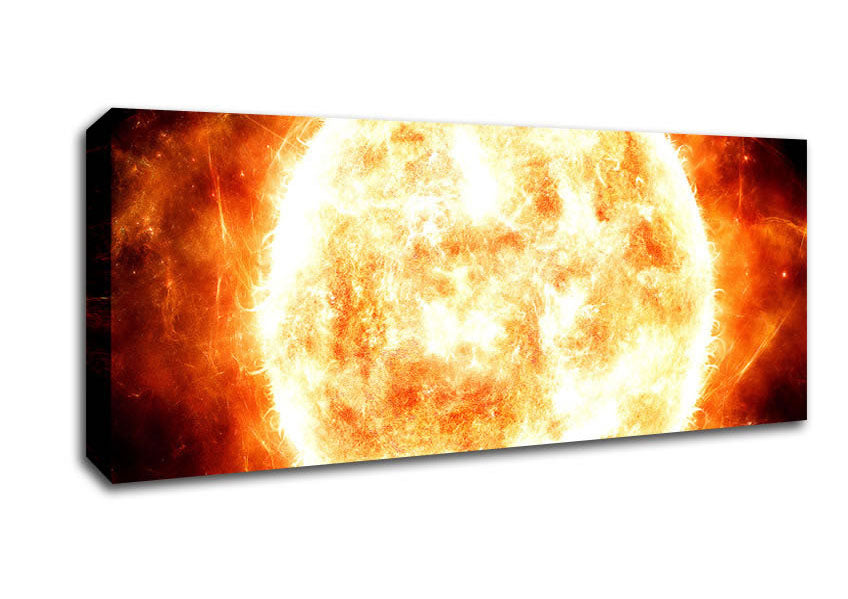 Picture of Sun 3 Panoramic Canvas Wall Art