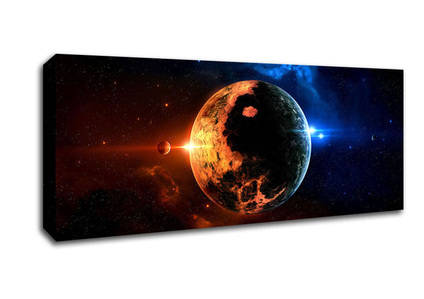 Picture of Shining Together Panoramic Canvas Wall Art