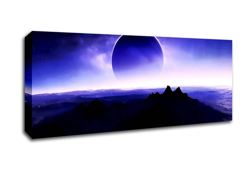 Picture of Solar Planet Panoramic Canvas Wall Art