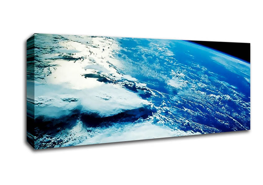 Picture of The Earth From Above Panoramic Canvas Wall Art