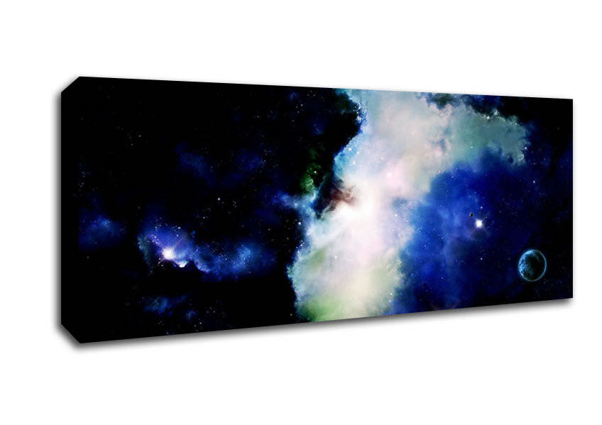 Picture of Planet Constellation Panoramic Canvas Wall Art