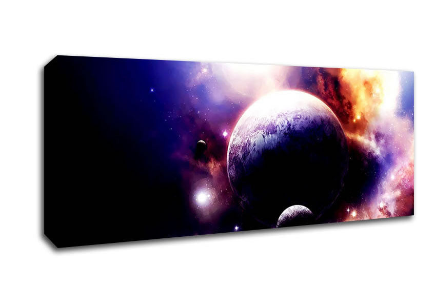 Picture of Stunning Planets Panoramic Canvas Wall Art