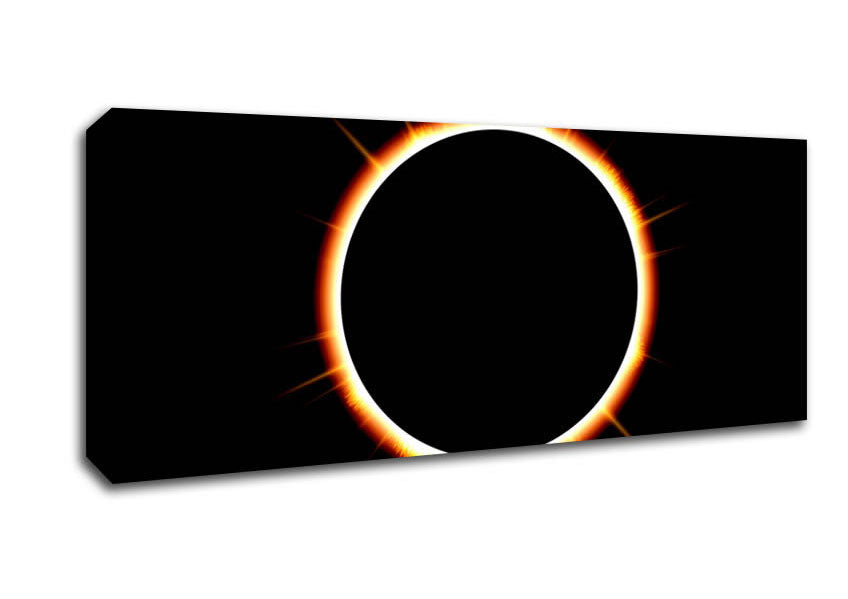 Picture of Solar Eclipse Of The Sun Panoramic Canvas Wall Art