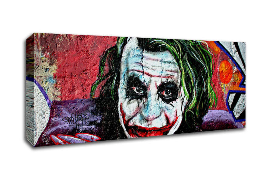 Picture of The Joker Panoramic Canvas Wall Art