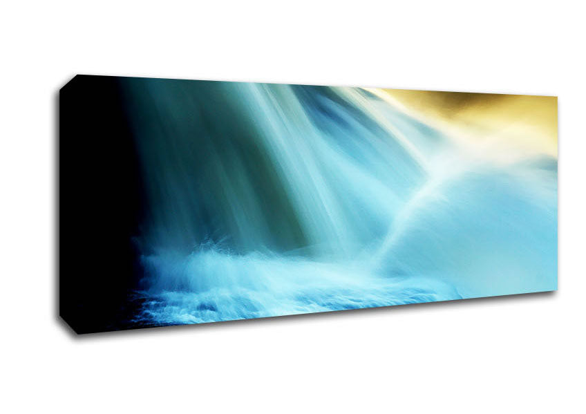 Picture of Heavens Waterfalls Panoramic Canvas Wall Art