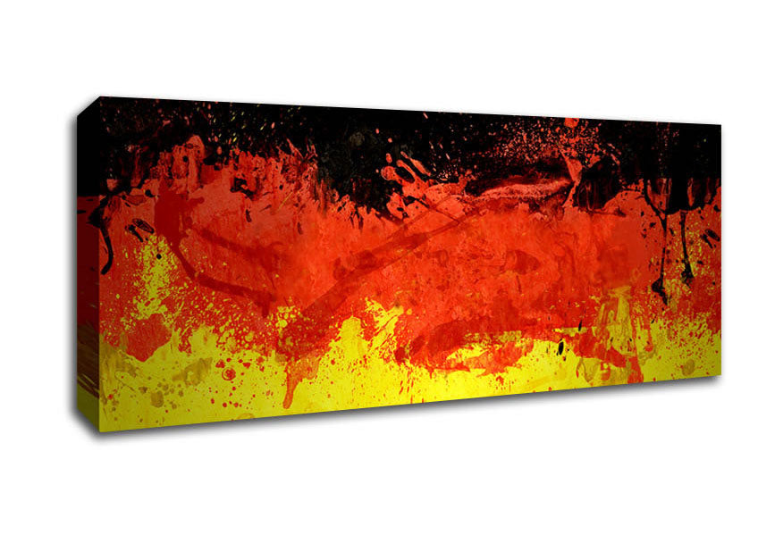 Picture of Germany Colours Panoramic Canvas Wall Art