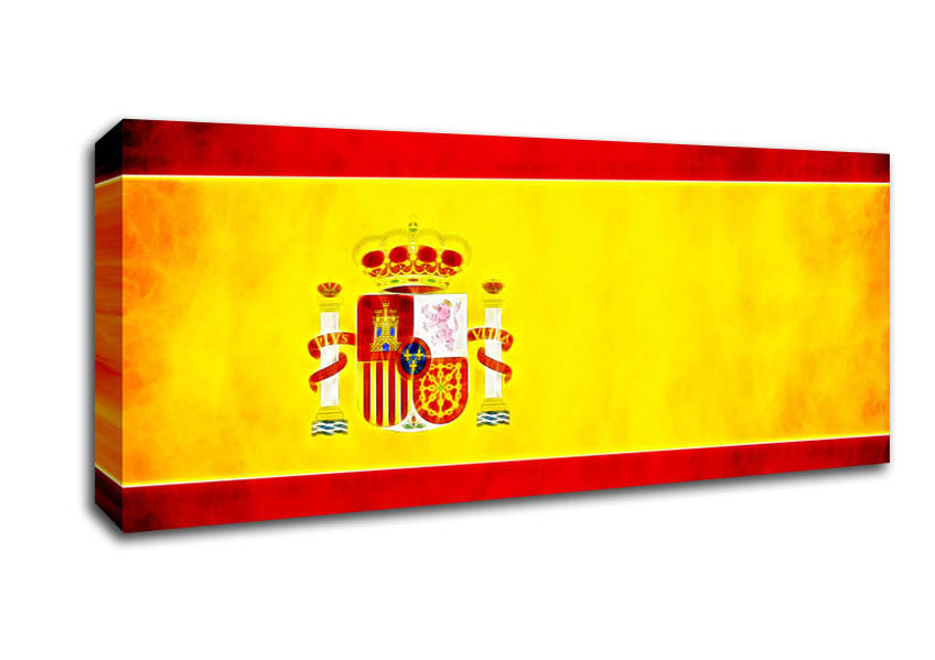 Picture of Spanish Flag Panoramic Canvas Wall Art