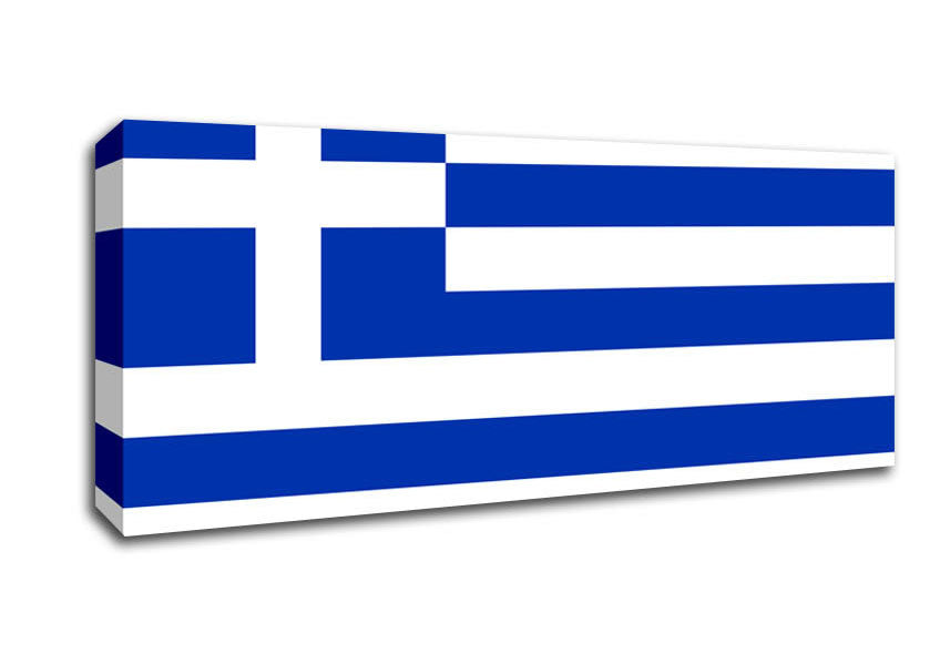 Picture of Greece Panoramic Canvas Wall Art