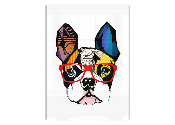 Popart Französische Bulldogge Hündchen
