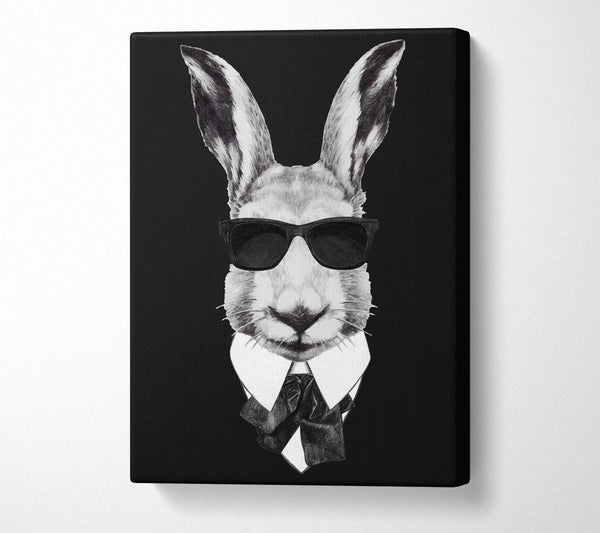  A Canvas Print of Mafia Rabbit Canvas Art