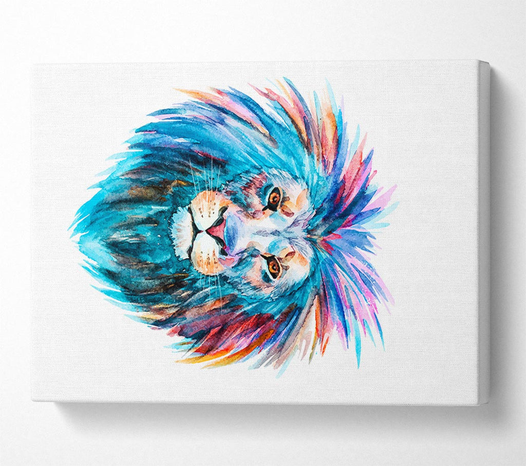 Picture of Lion Main Canvas Print Wall Art