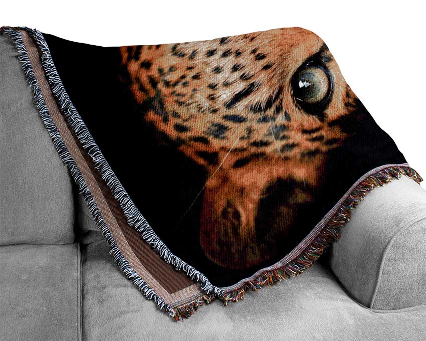 Leopard Beauty Woven Blanket