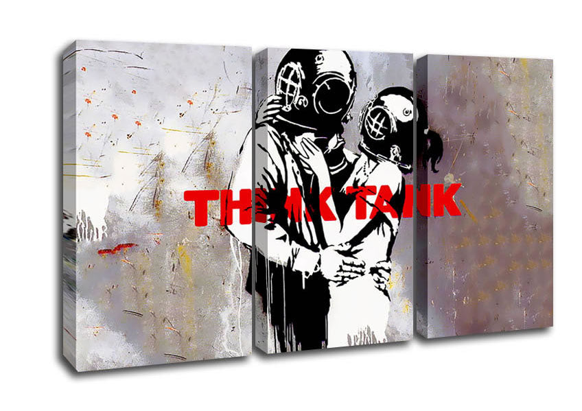 Picture of Think Tank 3 Panel Canvas Wall Art