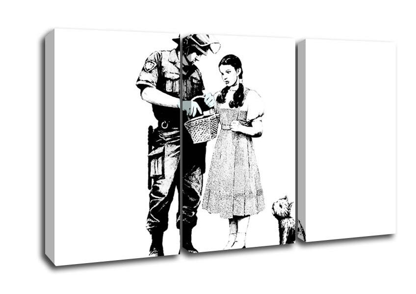 Picture of Wizard Of Oz Dorothy Lost 3 Panel Canvas Wall Art