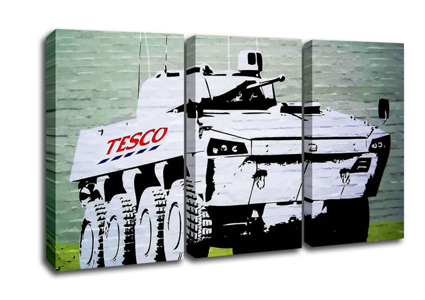 Picture of Tesco Army 3 Panel Canvas Wall Art