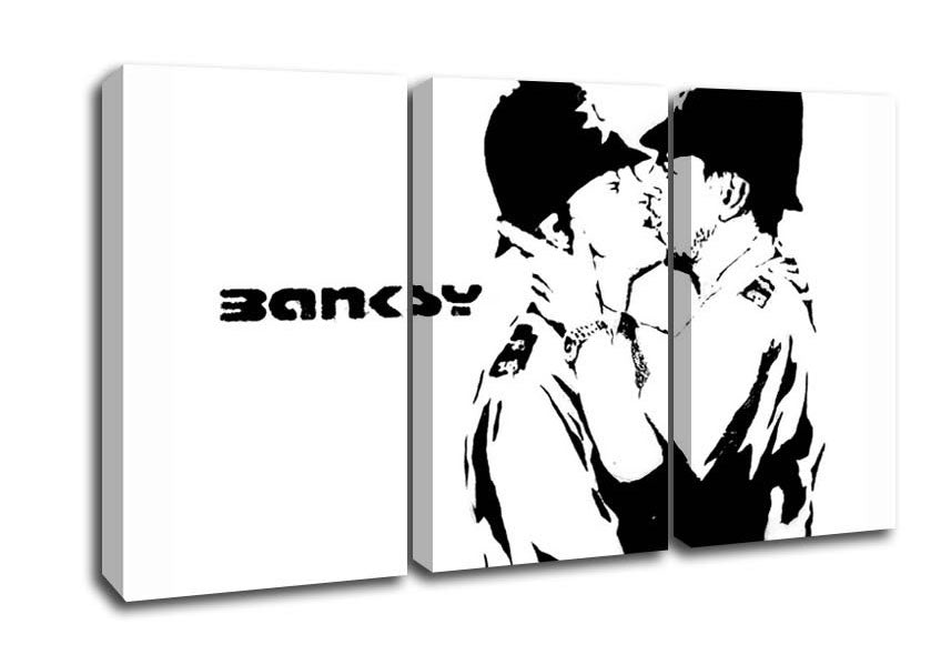 Picture of Bent Coppers Landscape White 3 Panel Canvas Wall Art