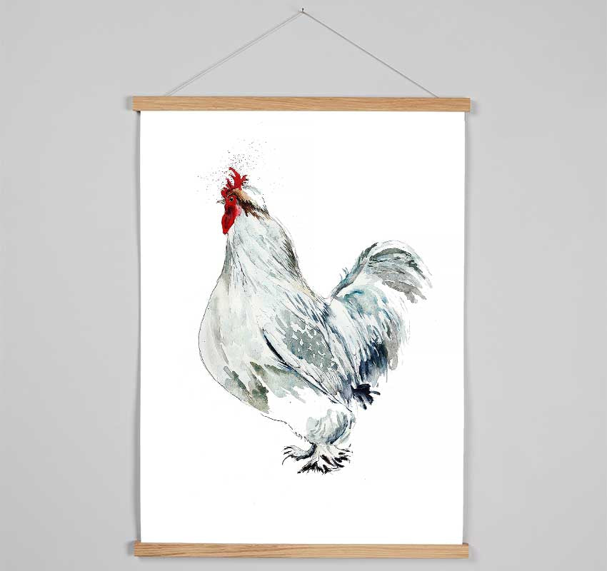 White Hen Hanging Poster - Wallart-Direct UK