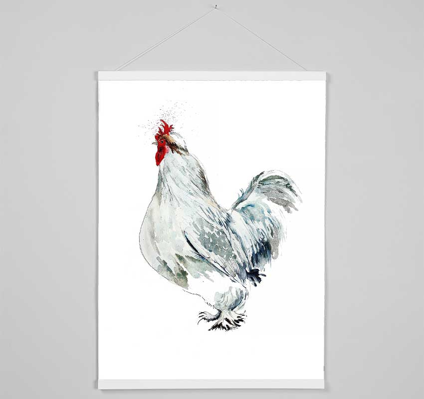 White Hen Hanging Poster - Wallart-Direct UK