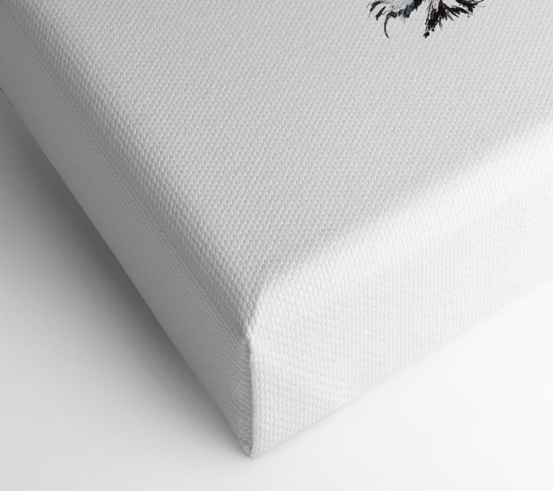  A Canvas Print of White Hen Canvas Wall Art