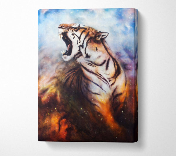  A Canvas Print of Roaring Tiger Canvas Art