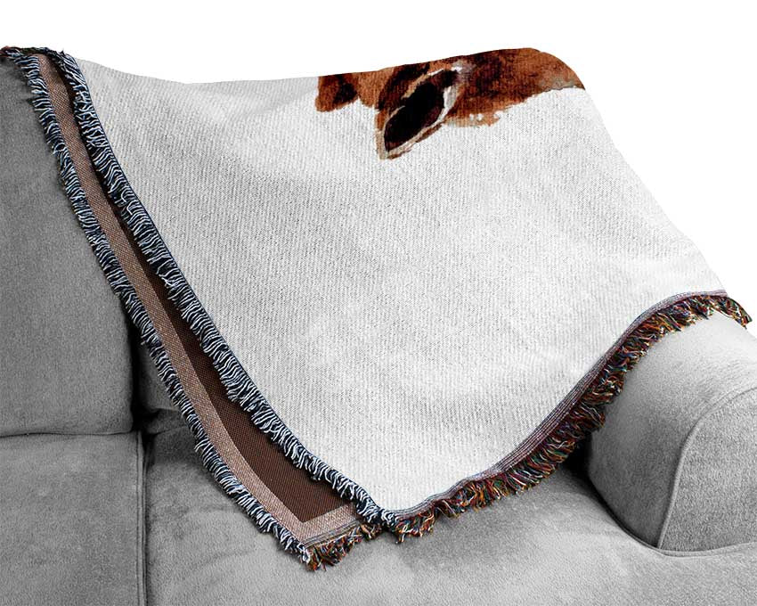Squirrel Nuts Woven Blanket