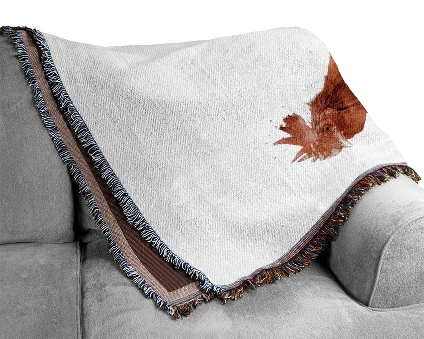 Rooster Woven Blanket