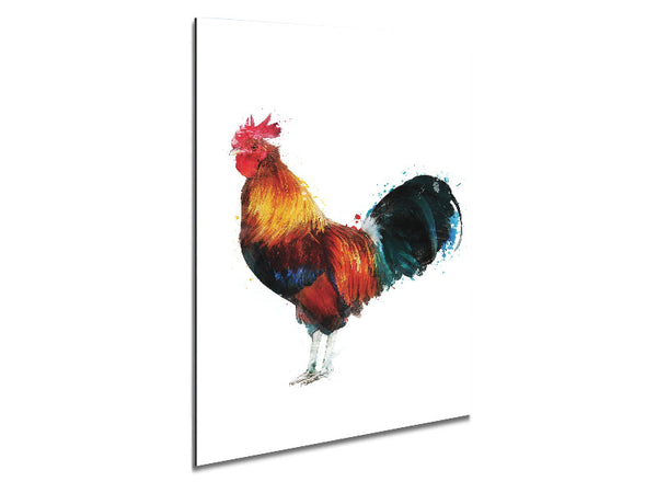 Rooster Metal Print