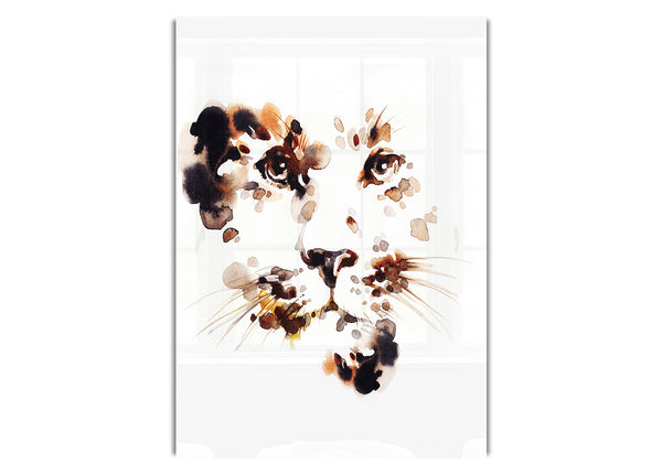 Leopardenfleckengesicht
