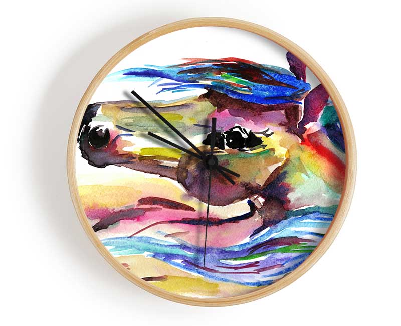 Unicorn Horse Clock - Wallart-Direct UK